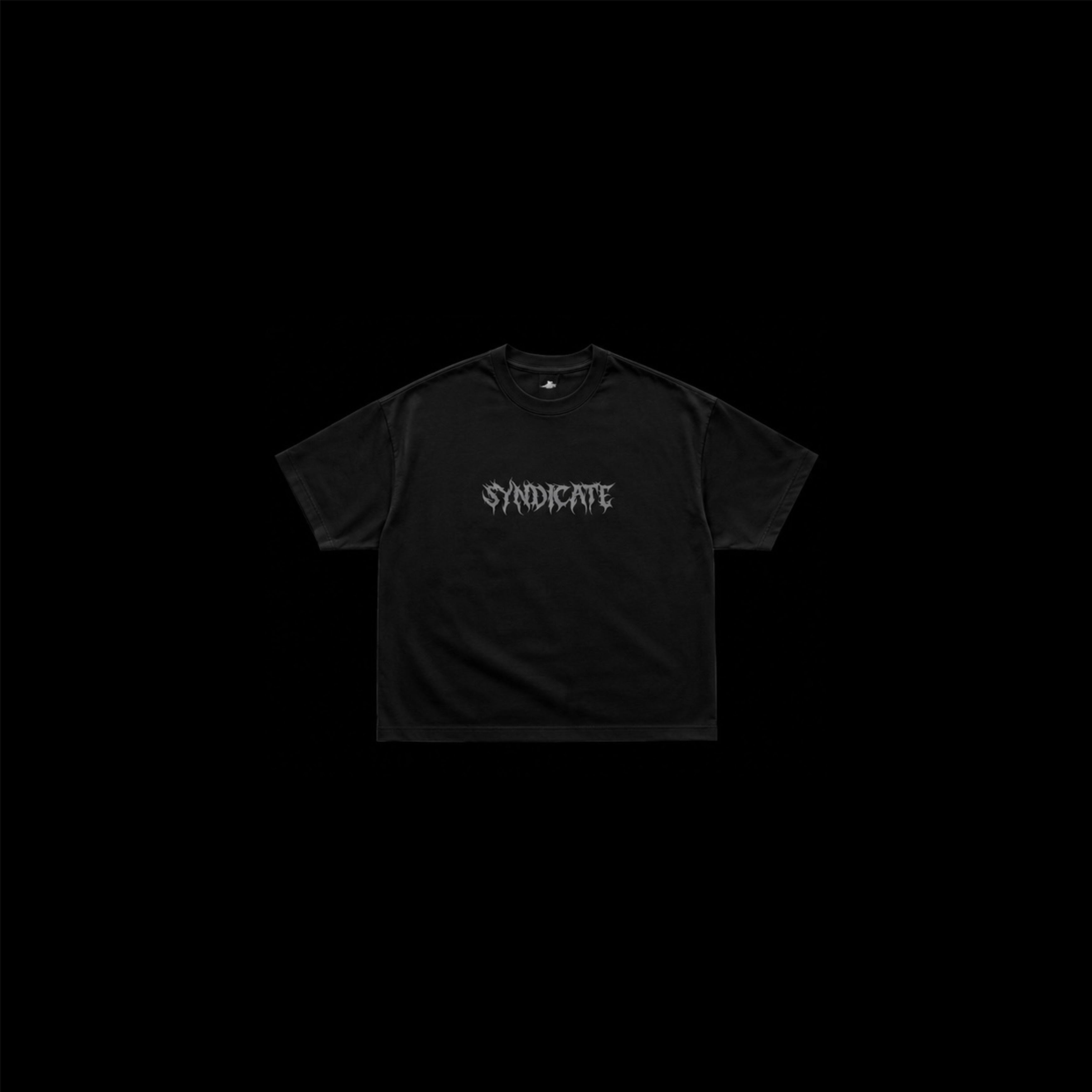 BLACK REFLECTIVE SYNDICATE T-SHIRT